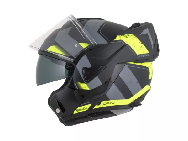 jaszmotor_webshop_cassida_multiflip_korp_felnyithato_bukosisak_napszemuveggel_+_ajandek_pinlock_lencse_(matt_fekete_-_sarga) galéria