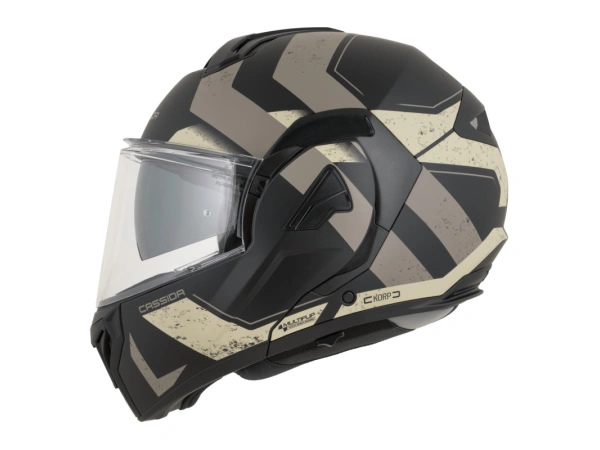 jaszmotor_webshop_cassida_multiflip_korp_felnyithato_bukosisak_napszemuveggel_+_ajandek_pinlock_lencse_(matt_fekete_-_barna) galéria