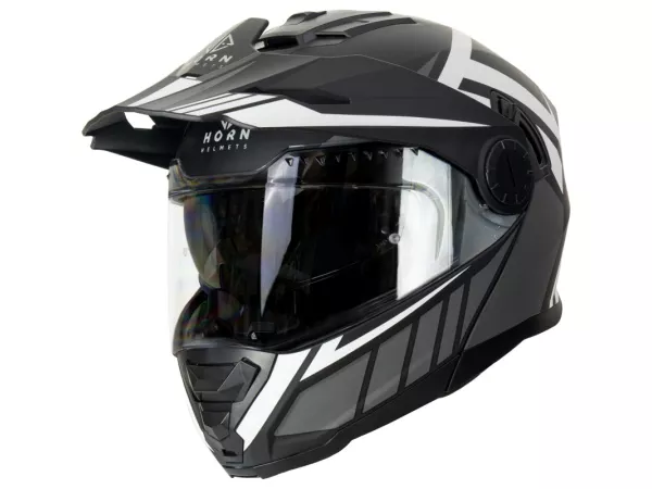 jaszmotor_webshop_horn_multi-tour_felnyithato_bukosisak_napszemuveggel_es_pinlock_elokeszitessel_(matt_fekete_-_feher) galéria