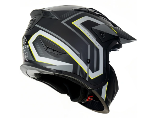 jaszmotor_webshop_horn_multi-x_leveheto_Állreszes_bukosisak_(matt_fekete_-_szurke_-_sarga) galéria