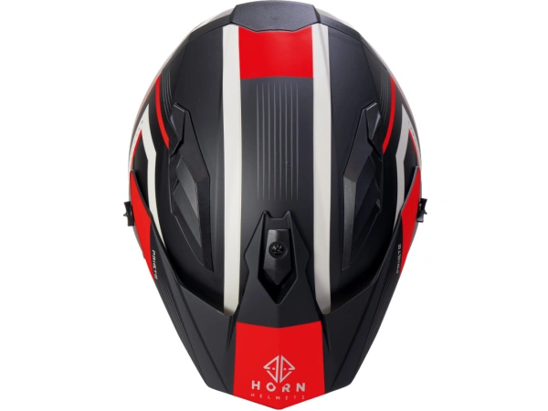 jaszmotor_webshop_horn_multi-x_leveheto_Állreszes_bukosisak_(matt_fekete_-_szurke_-_piros) galéria
