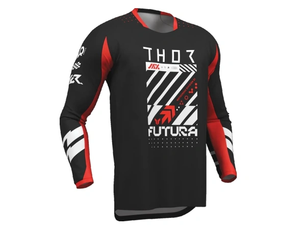 jaszmotor_webshop_thor_launchmode_futura_motoros_mez_(fekete_-_piros) galéria