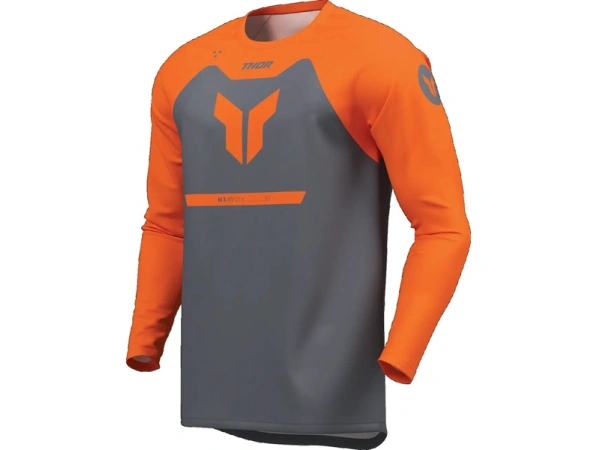 jaszmotor_webshop_thor_ridemode_menace_gyerek_motoros_mez_(szurke_-_narancssarga) galéria