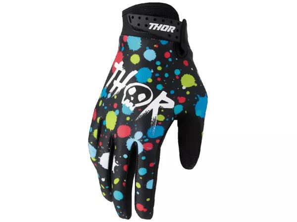 jaszmotor_webshop_thor_launchmode_splat_junior_gyerek_motoros_kesztyu_(fekete) galéria