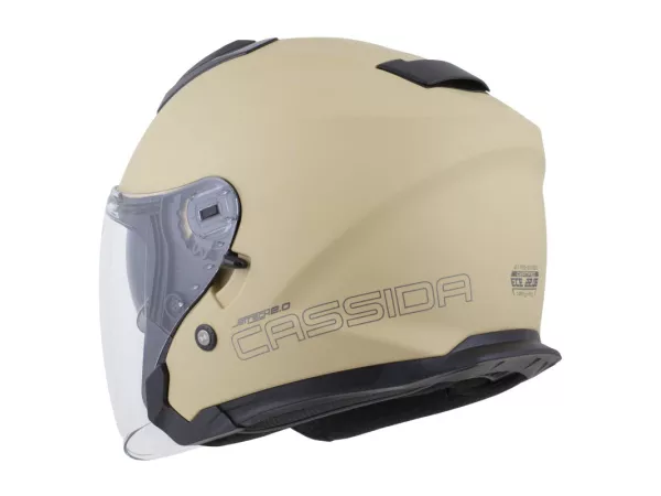 jaszmotor_webshop_cassida_jet_tech_2.0_solid_nyitott_bukosisak_napszemuveggel_(vilagosbarna) galéria