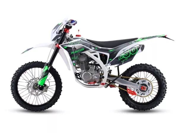 jaszmotor_webshop_barton_nxt_250_dirt_bike_cross_motor_21"-18"_kerekekkel_(Új)_-_feher_-_fekete_-_zold galéria