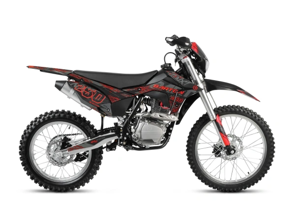 jaszmotor_webshop_barton_nxt_250_dirt_bike_cross_motor_21"-18"_kerekekkel_(Új)_-_fekete_-_piros galéria