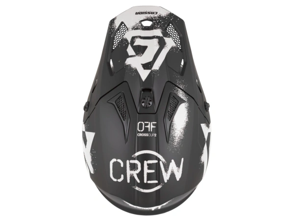 jaszmotor_webshop_cassida_cross_cup_2_crew_gyerek_cross_bukosisak_(matt_fekete_-_feher)_2026 galéria