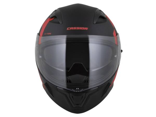 jaszmotor_webshop_cassida_orbit_grind_zart_bukosisak_napszemuveggel,_pinlock_elokeszitessel_(matt_fekete-piros) galéria