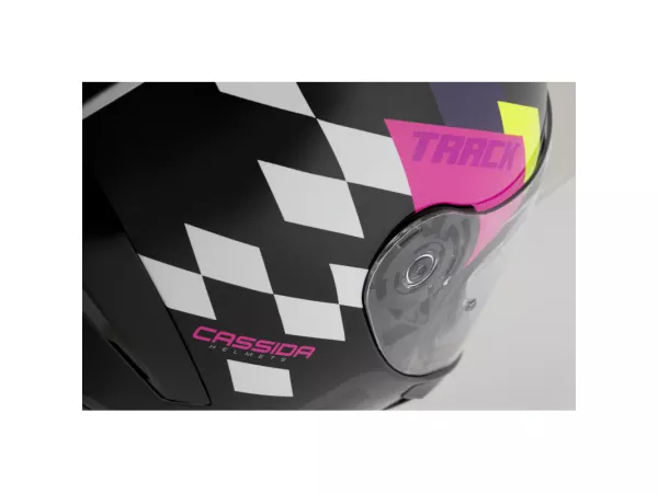 jaszmotor_webshop_cassida_orbit_track_zart_bukosisak_napszemuveggel,_pinlock_elokeszitessel_(matt_fekete-rozsaszin-sarga) galéria