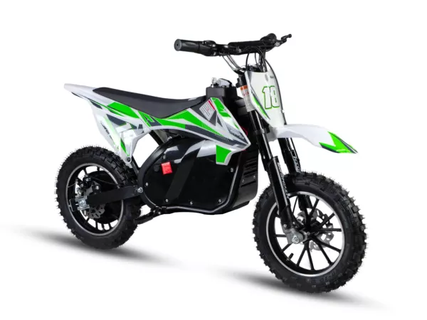 jaszmotor_webshop_highper_hp114e_elektromos_gyerek_pocket_cross_motor_(Új)_-_feher-zold galéria