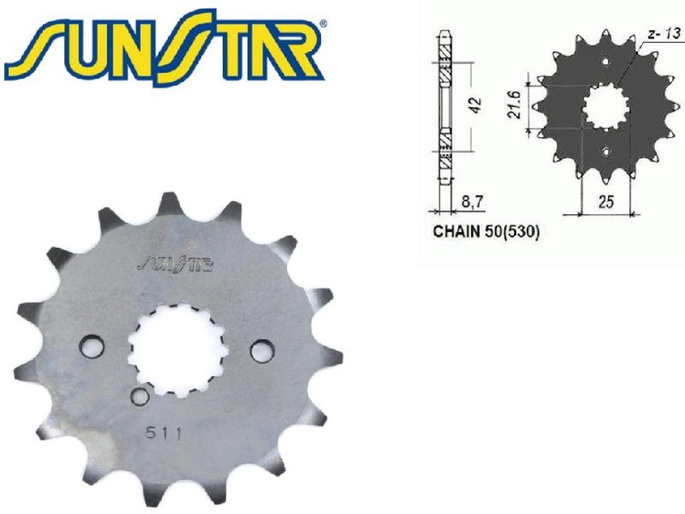 jaszmotor_webshop_lanckerek_elso_sunstar_sunf511_<br>(530_-_15_fogas)
