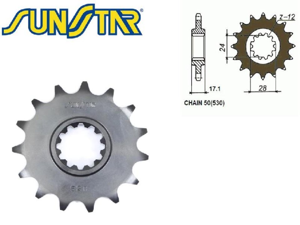 jaszmotor_webshop_lanckerek_elso_sunstar_sunf520_<br>(530_-_15_fogas)