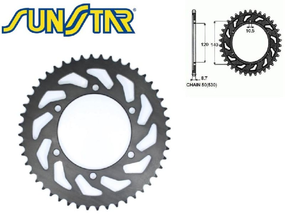 jaszmotor_webshop_lanckerek_hatso_sunstar_sunr1-5526_<br>(530_-_48_fogas)