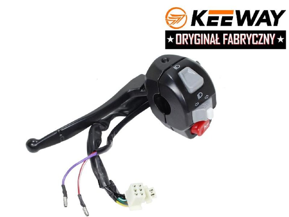 jaszmotor_webshop_kormanykapcsolo,__bal_oldali,__fekkarral_keeway_hurricane_<br>(gyari_alkatresz)