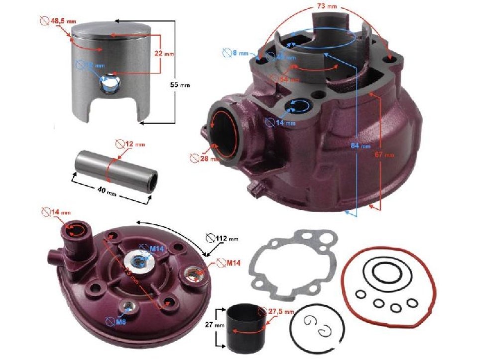 jaszmotor_webshop_hengerszett_+_hengerfej_yamaha_minarelli_am6_90ccm_49mm_<br>(1_gyurus)_-_moretti