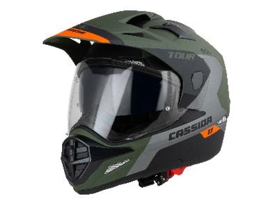 jaszmotor_webshop_cassida_tour_1.1_spectre_cross_bukosisak_felnyithato_plexivel_es_napszemuveggel,_pinlock_elokeszitessel_(matt_khaki-szurke-narancssarga)