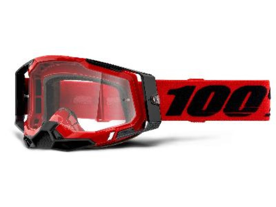 jaszmotor_webshop_100%_-_racecraft_2_usa_piros_cross_szemuveg_-_Átlatszo_plexivel