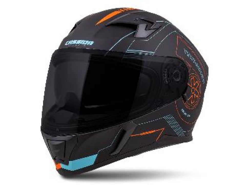 jaszmotor_webshop_cassida_integral_3.0_turbohead_zart_bukosisak_napszemuveggel,__pinlock_elokeszitessel_+_ajandek_sotetitett_plexi_<br>(matt_fekete-narancs-kek)