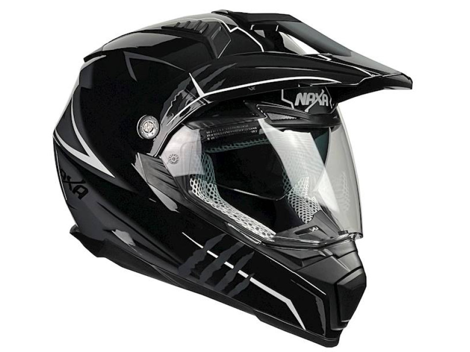 jaszmotor_webshop_naxa_co3__m_cross_bukÓsisak_felnyithatÓ_plexivel_És_napszemÜveggel_<br>(fekete-szurke)