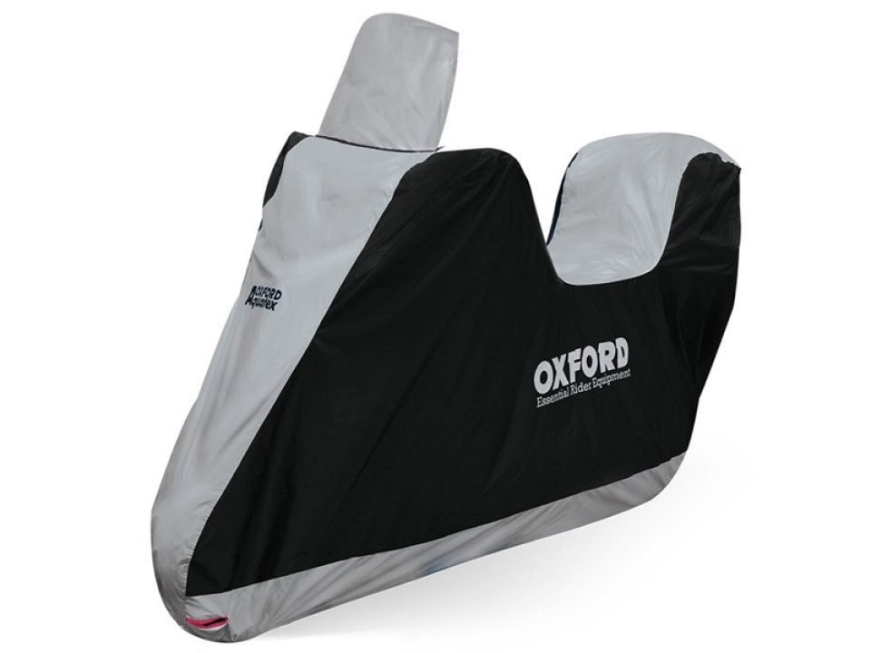 jaszmotor_webshop_oxford_-_aquatex_motortakaro_ponyva_dobozzal_szerelt_robogohoz_<br>(fekete-szurke)