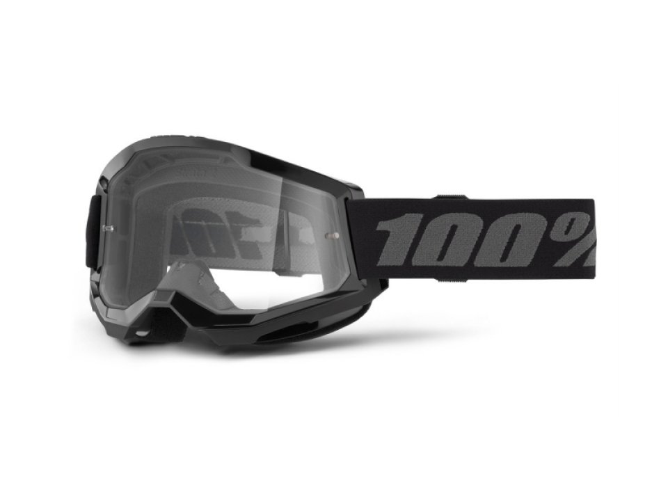 jaszmotor_webshop_100%_-_strata_2_usa_szemuveg_-_fekete_-_Átlatszo_plexivel_2024