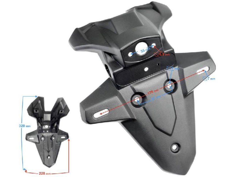 jaszmotor_webshop_hatso_sarvedo_burkolat_voge_125r_<br>(fekete)