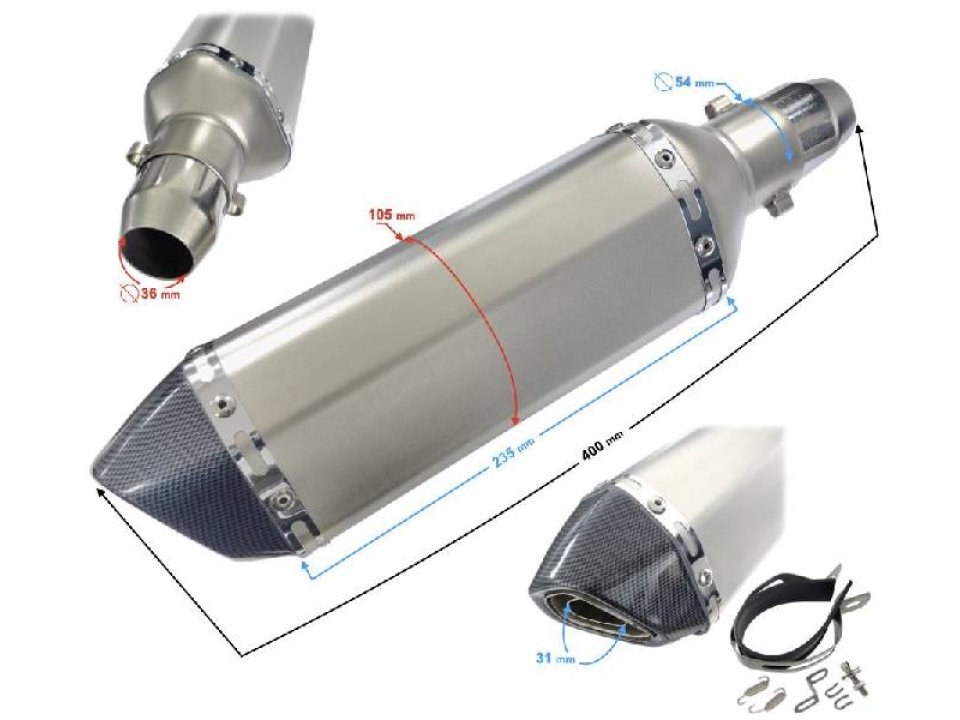jaszmotor_webshop_kipufogo_dob_univerzalis_tuning_400mm_<br>(szurke,__tip13)