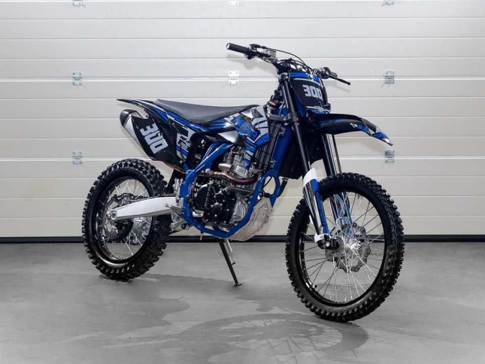 jaszmotor_webshop_highper_dbk13_300_dirt_bike_cross_motor_21-18"_kerekekkel_<br>(Új)_-_fekete-kek