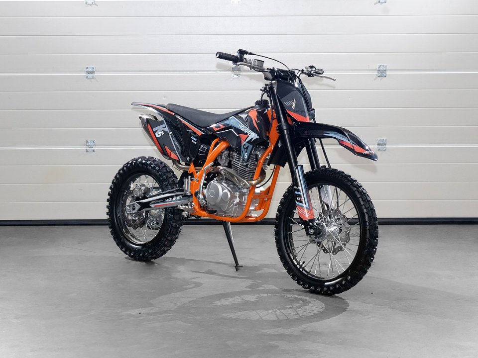 HIGHPER DB609 250 Dirt Bike Cross Motor 19-16" kerekekkel (Új) - Narancssárga-fekete