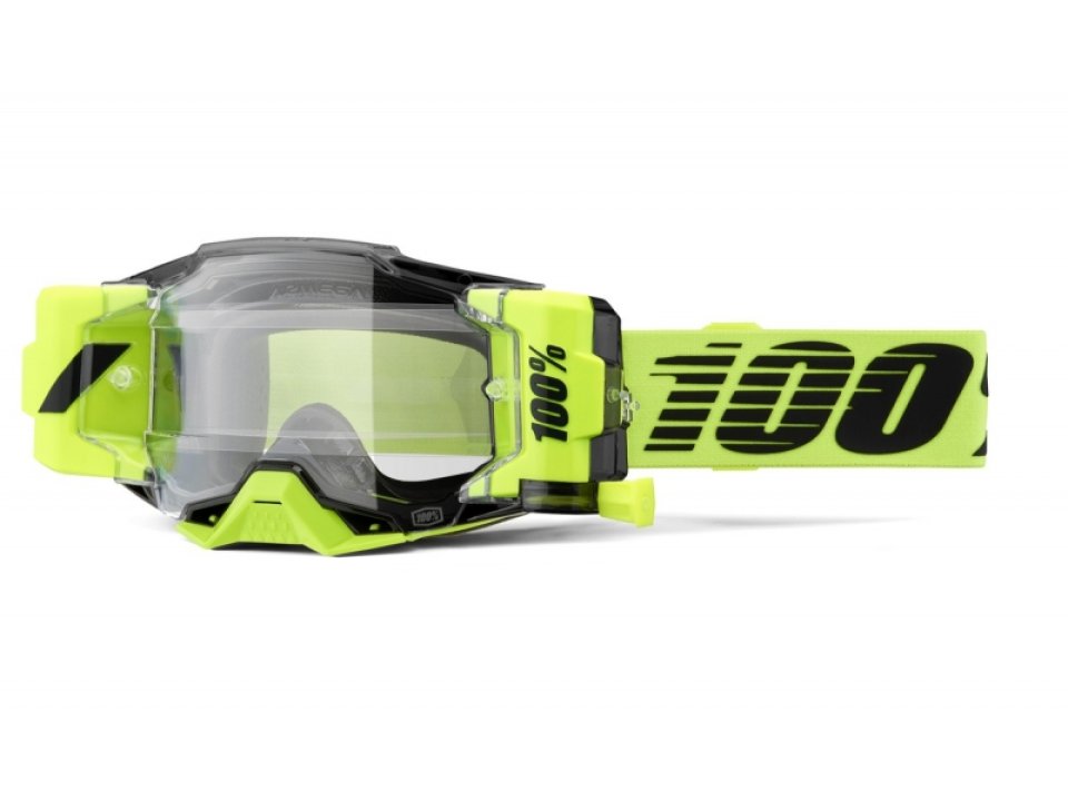 jaszmotor_webshop_100%_-_armega_forecast_szemuveg_-_zold_-_Átlatszo_plexivel