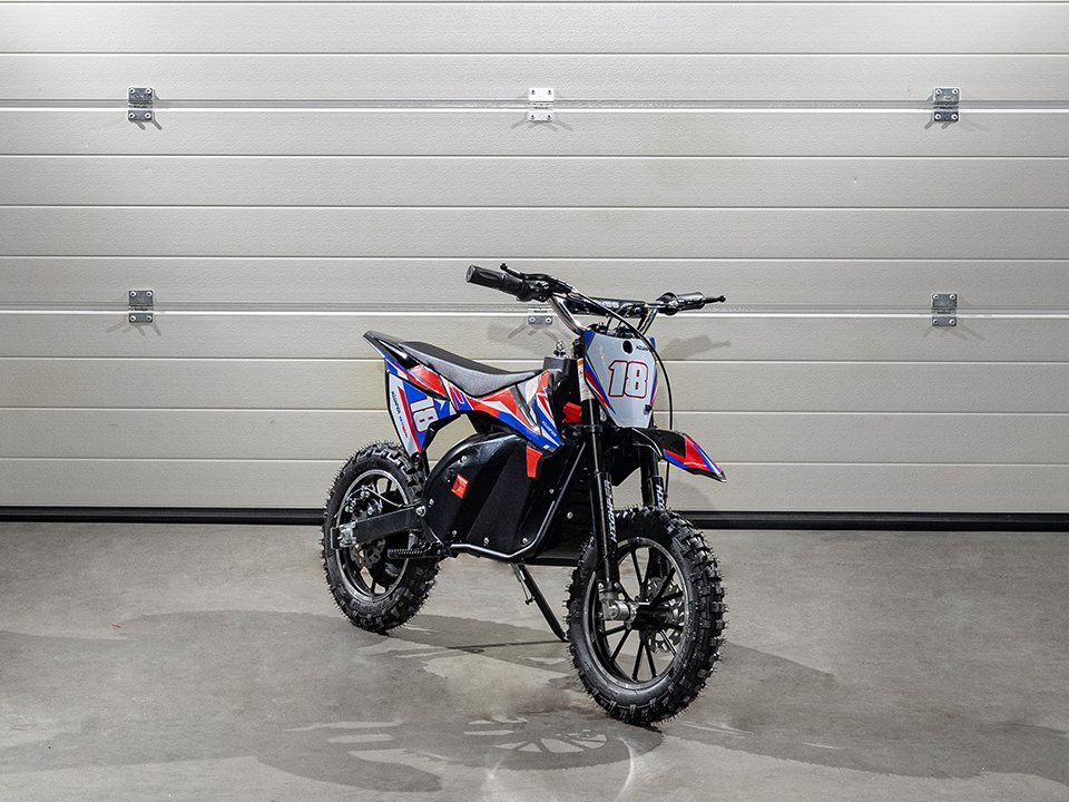 HIGHPER HP114E Elektromos Gyerek Pocket Cross Motor (Új) - Piros-fekete