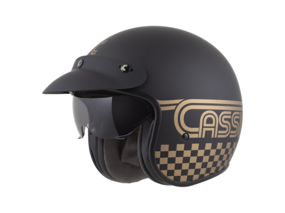 jaszmotor_webshop_cassida_oxygen_2.0_rondo_nyitott_bukosisak_napszemuveggel_<br>(matt_fekete_-_arany)