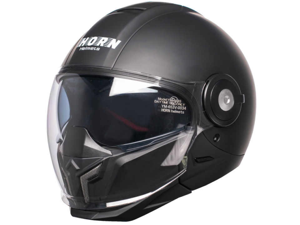 jaszmotor_webshop_horn_space_651_leveheto_Állreszes_bukosisak_napszemuveggel_<br>(matt_fekete)