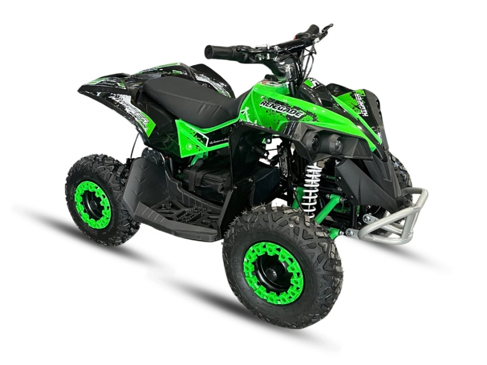 Highper E-Renegade Mini Elektromos Gyerek Quad 1000W, 36V (Új) - Fekete-zöld