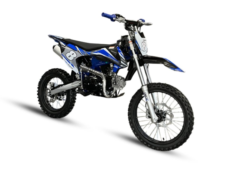 jaszmotor_webshop_highper_db608se_dirt_bike_cross_motor_17"-14"_kerekekkel_<br>(Új)_-_fekete-kek