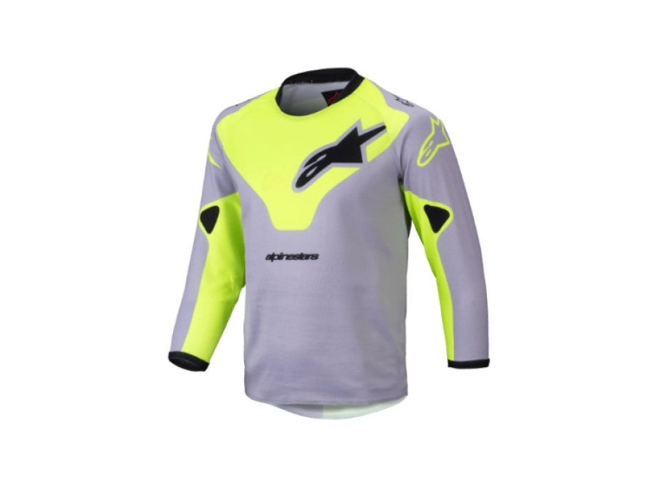 jaszmotor_webshop_alpinestars_-_racer_veil_gyerek_motoros_mez_<br>(szurke_-_fluo_sarga)