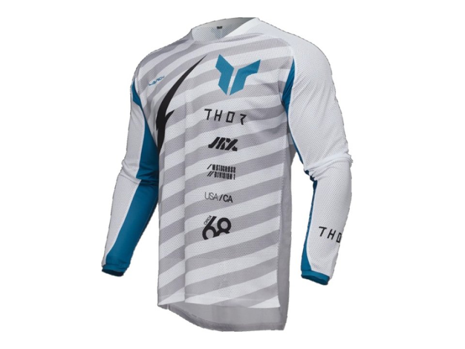 jaszmotor_webshop_thor_launchmode_air_raid_motoros_mez_<br>(feher_-_szurke)