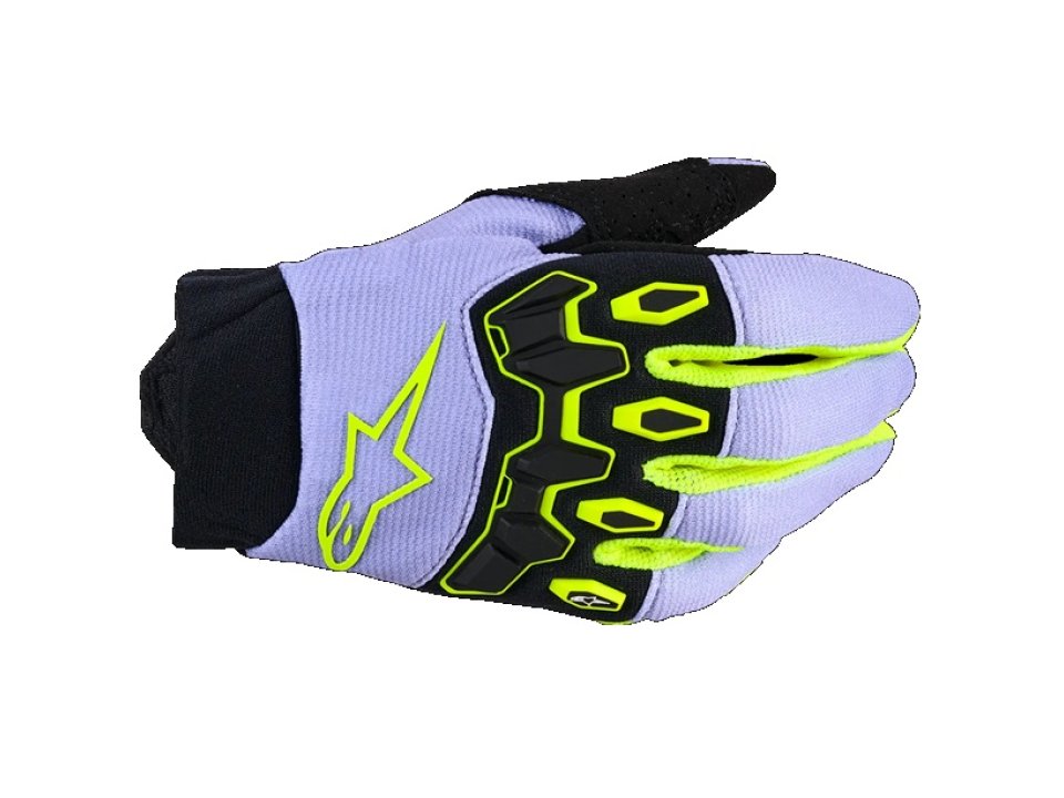 Alpinestars Youth Full Bore v2 gyerek motoros kesztyű (Lila - Fekete)