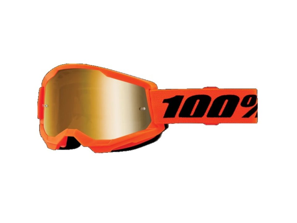 jaszmotor_webshop_100%_-_strata_2_neon_youth_gyerek_narancssarga_cross_szemuveg_-_arany_tukros_plexivel