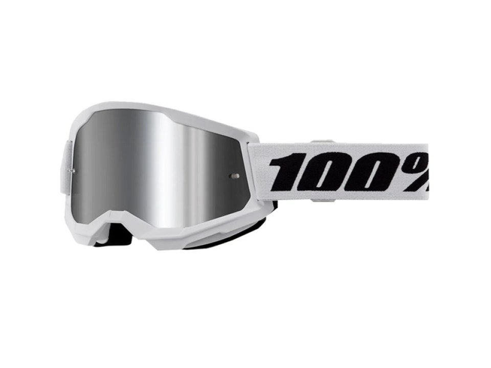 jaszmotor_webshop_100%_-_strata_2_youth_gyerek_feher_cross_szemuveg_-_ezust_tukros_plexivel