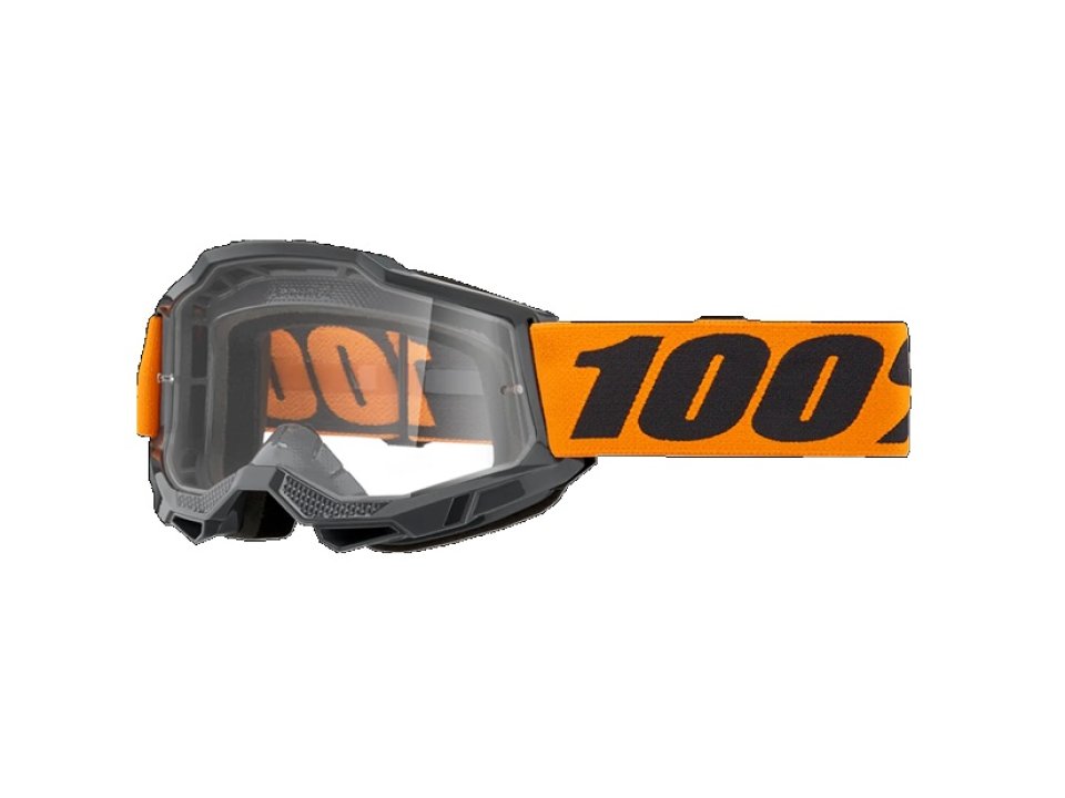 100% - Accuri 2 OTG Fekete Cross szemüveg - Átlátszó plexivel