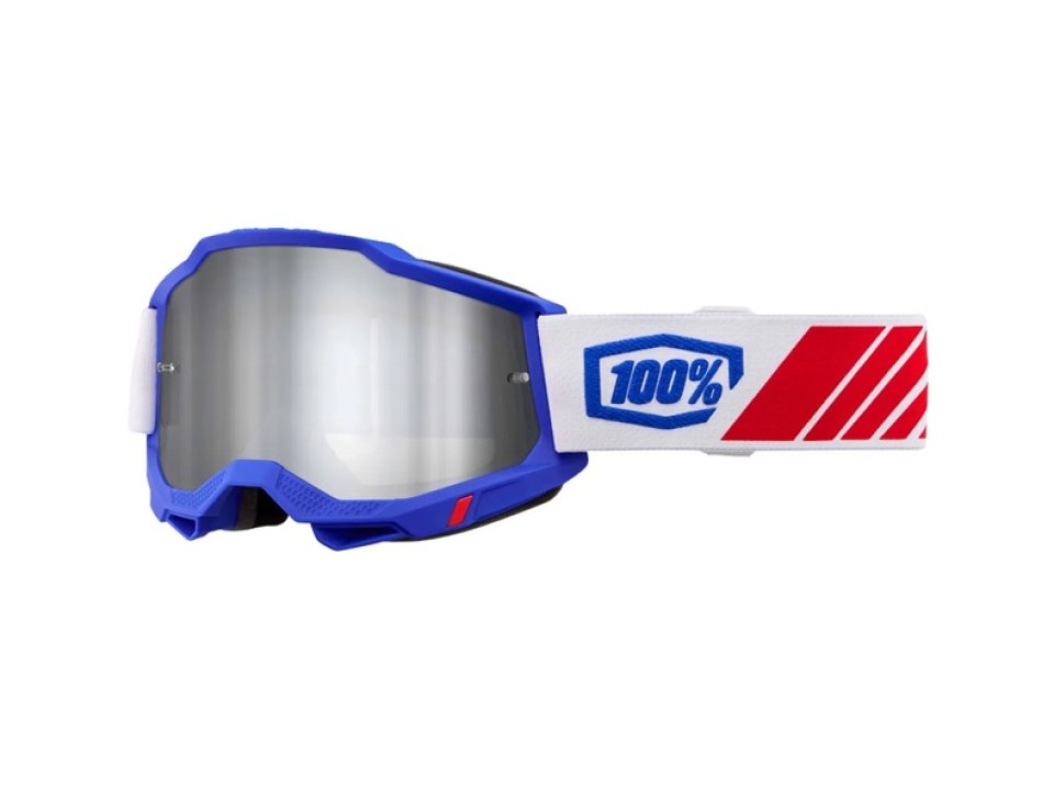 jaszmotor_webshop_100%_-_accuri_2_kolby_kek_cross_szemuveg_-_ezust_tukros_plexivel