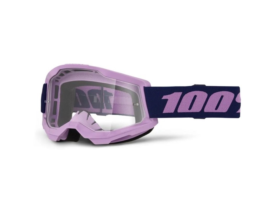 jaszmotor_webshop_100%_-_strata_2_lila_cross_szemuveg_-_Átlatszo_plexivel