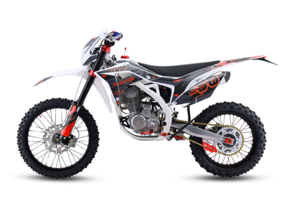 jaszmotor_webshop_barton_nxt_250_dirt_bike_cross_motor_21"-18"_kerekekkel_<br>(Új)_-_feher_-_fekete_-_piros