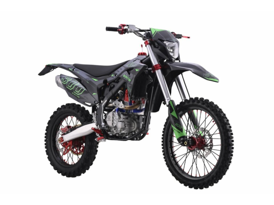 jaszmotor_webshop_barton_nxt_300_dirt_bike_cross_motor_21"-18"_kerekekkel_<br>(Új)_-_fekete-zold