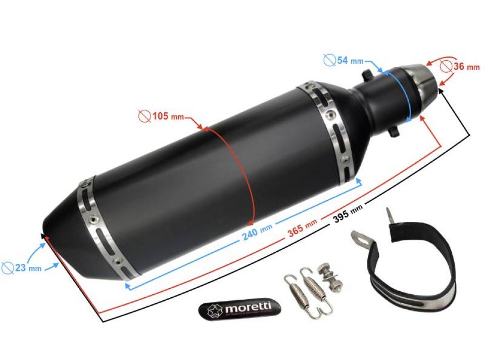 jaszmotor_webshop_kipufogo_dob,__sport,__dirt_bike____pit_bike____quad,__110-600ccm_<br>(fekete_szin)_<br>(moretti)