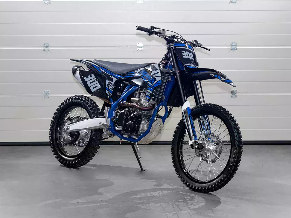 jaszmotor_webshop_highper_dbk13_300_dirt_bike_cross_motor_with_21-18"_wheels_(New)_-_black-blue