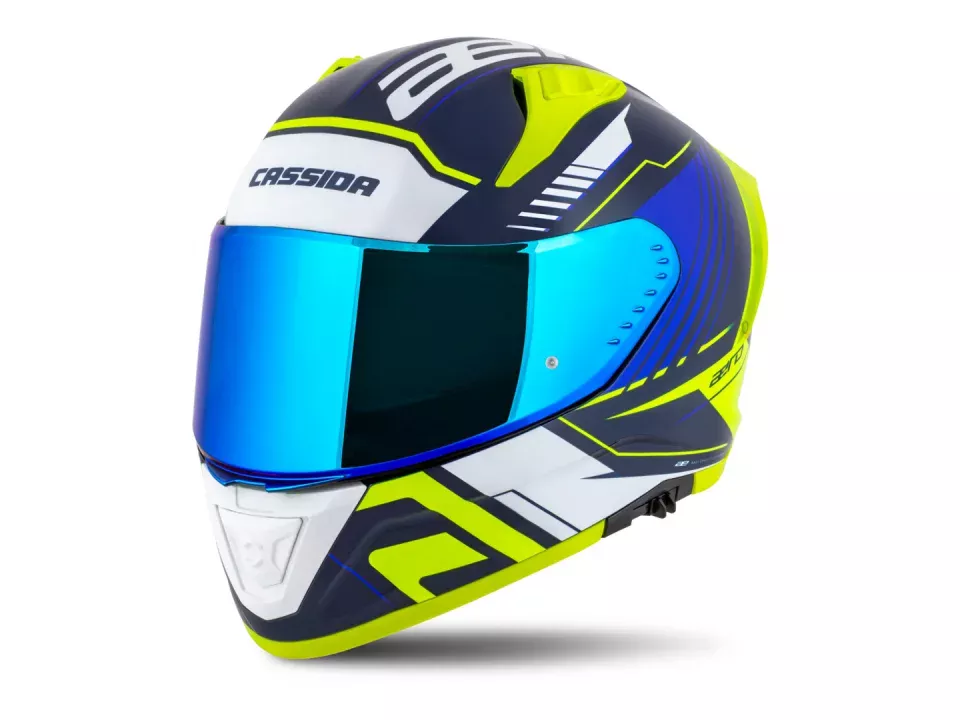 jaszmotor_webshop_cassida_aerodrome_cască_închisă_cu_ochelari_de_soare,_pregătire_pinlock_+_cadou_oglindă_albă_plexi_(albastru_mat-fluo)
