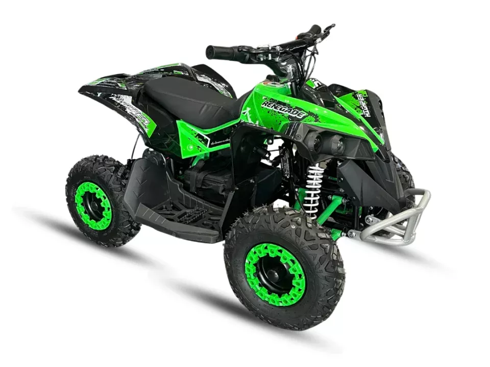 jaszmotor_webshop_highper_e-renegade_mini_electric_kids_quad_1000w,_36v_(Nuovo)_-_nero-verde